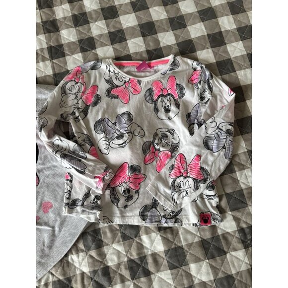 Disney Junior Girls Minnie Mouse T-shirts Short Long Sleeves Size 5/6 Lot Of 6 - Picture 8 of 8